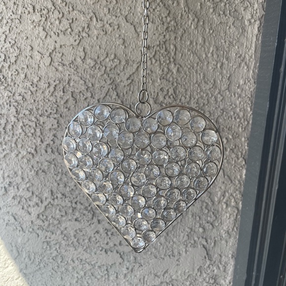 Rhinestone Heart ornament - Picture 2 of 3